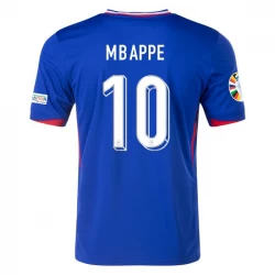 Camisola Futebol França Kylian Mbappé #10 UEFA Euro 2024 Principal Homem Equipamento