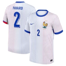 Camisola Futebol França Pavard #2 UEFA Euro 2024 Alternativa Homem Equipamento