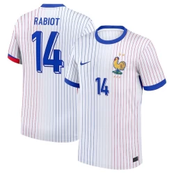 Camisola Futebol França Rabiot #14 UEFA Euro 2024 Alternativa Homem Equipamento