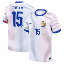 Camisola Futebol França Thuram #15 UEFA Euro 2024 Alternativa Homem Equipamento