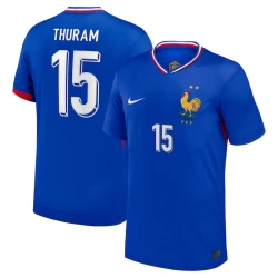 Camisola Futebol França Thuram #15 UEFA Euro 2024 Principal Homem Equipamento