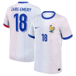 Camisola Futebol França Zaire Emery #18 UEFA Euro 2024 Alternativa Homem Equipamento