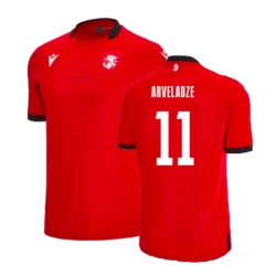 Camisola Futebol Georgia Arveladze #11 UEFA Euro 2024 Terceiro Homem Equipamento