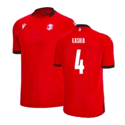 Camisola Futebol Georgia Kashia #4 UEFA Euro 2024 Terceiro Homem Equipamento