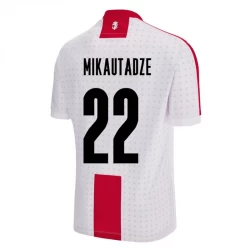 Camisola Futebol Georgia Mikautadze #22 UEFA Euro 2024 Principal Homem Equipamento