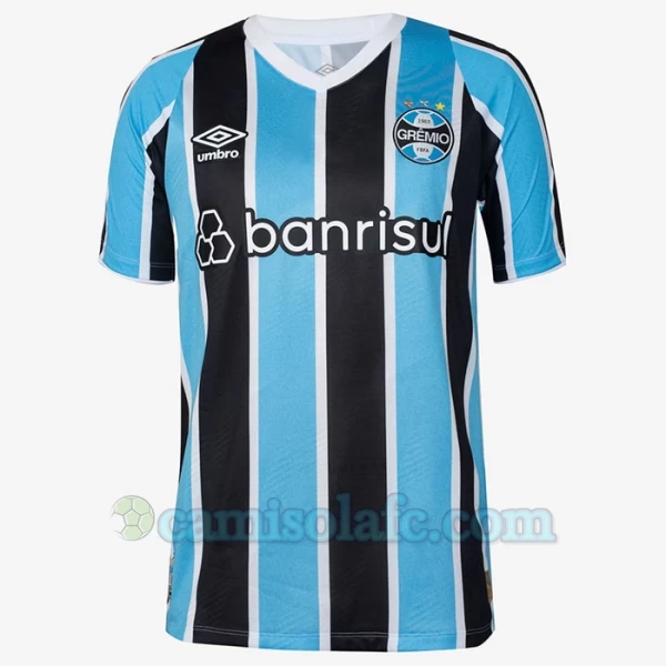 Camisola Futebol Grêmio FBPA 2024-25 Principal Equipamento Homem