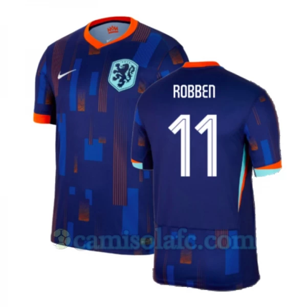 Camisola Futebol Holanda Arjen Robben #11 UEFA Euro 2024 Alternativa Homem Equipamento