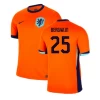 Camisola Futebol Holanda Bergwijn #25 UEFA Euro 2024 Principal Homem Equipamento