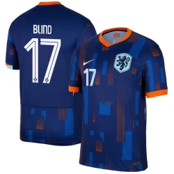 Camisola Futebol Holanda Blind #17 UEFA Euro 2024 Alternativa Homem Equipamento