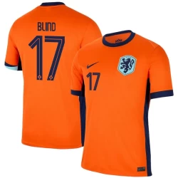 Camisola Futebol Holanda Blind #17 UEFA Euro 2024 Principal Homem Equipamento