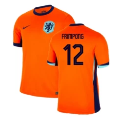 Camisola Futebol Holanda Frimpong #12 UEFA Euro 2024 Principal Homem Equipamento