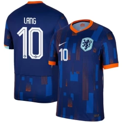 Camisola Futebol Holanda Lang #10 UEFA Euro 2024 Alternativa Homem Equipamento