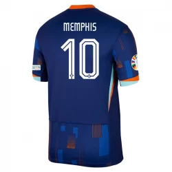 Camisola Futebol Holanda Memphis Depay #10 UEFA Euro 2024 Alternativa Homem Equipamento