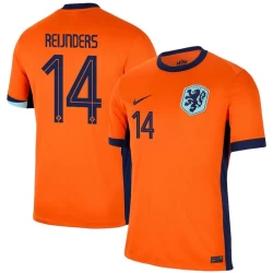 Camisola Futebol Holanda Reijnders #14 UEFA Euro 2024 Principal Homem Equipamento