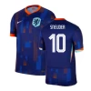 Camisola Futebol Holanda Wesley Sneijder #10 UEFA Euro 2024 Alternativa Homem Equipamento