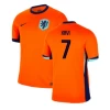 Camisola Futebol Holanda Xavi #7 UEFA Euro 2024 Principal Homem Equipamento