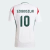 Camisola Futebol Hungria Dominik Szoboszlai #10 UEFA Euro 2024 Alternativa Homem Equipamento