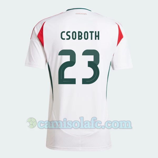 Camisola Futebol Hungria Kevin Csoboth #23 UEFA Euro 2024 Alternativa Homem Equipamento