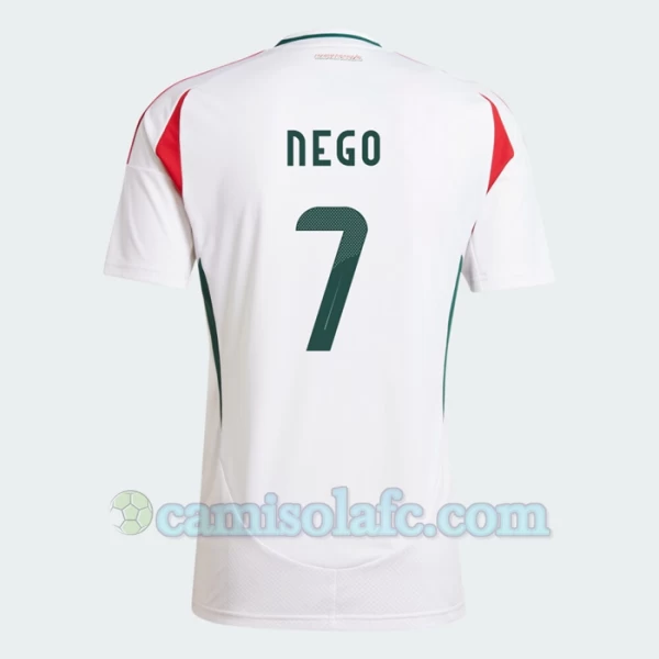 Camisola Futebol Hungria Loic Nego #7 UEFA Euro 2024 Alternativa Homem Equipamento