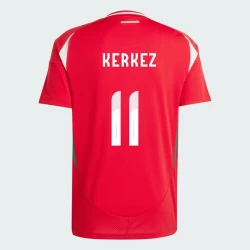 Camisola Futebol Hungria Milos Kerkez #11 UEFA Euro 2024 Principal Homem Equipamento