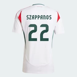 Camisola Futebol Hungria Peter Szappanos #17 UEFA Euro 2024 Alternativa Homem Equipamento