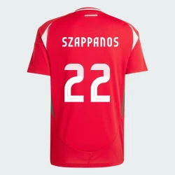 Camisola Futebol Hungria Peter Szappanos #17 UEFA Euro 2024 Principal Homem Equipamento