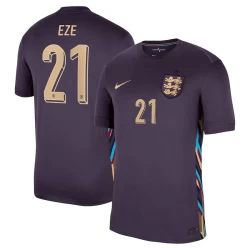 Camisola Futebol Inglaterra Eze #21 UEFA Euro 2024 Alternativa Homem Equipamento