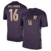 Camisola Futebol Inglaterra Gallagher #16 UEFA Euro 2024 Alternativa Homem Equipamento