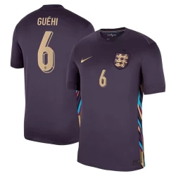 Camisola Futebol Inglaterra Guehi #6 UEFA Euro 2024 Alternativa Homem Equipamento