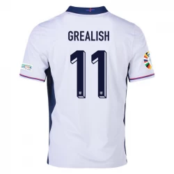 Camisola Futebol Inglaterra Jack Grealish #11 UEFA Euro 2024 Principal Homem Equipamento