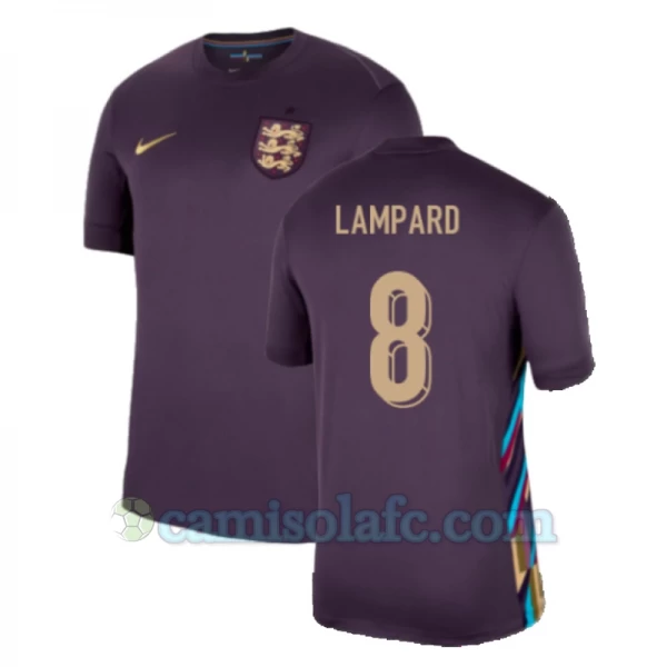 Camisola Futebol Inglaterra Lampard #8 UEFA Euro 2024 Alternativa Homem Equipamento