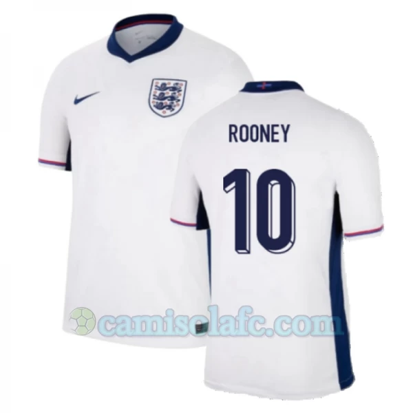 Camisola Futebol Inglaterra Wayne Rooney #10 UEFA Euro 2024 Principal Homem Equipamento