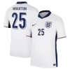 Camisola Futebol Inglaterra Wharton #25 UEFA Euro 2024 Principal Homem Equipamento