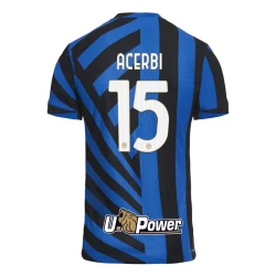 Camisola Futebol Inter Milan Acerbi #15 2024-25 Principal Equipamento Homem