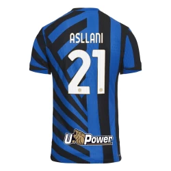 Camisola Futebol Inter Milan Asllani #21 2024-25 Principal Equipamento Homem