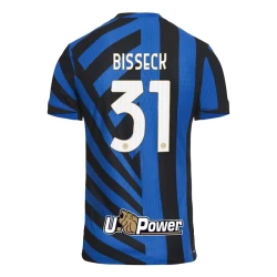 Camisola Futebol Inter Milan Bisseck #31 2024-25 Principal Equipamento Homem