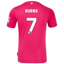 Camisola Futebol Ipswich Town Burns 7 Pink 2024-25 Terceiro Equipamento Homem