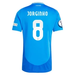 Camisola Futebol Itália Jorginho #8 UEFA Euro 2024 Principal Homem Equipamento