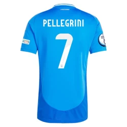 Camisola Futebol Itália Pellegrini #7 UEFA Euro 2024 Principal Homem Equipamento