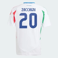 Camisola Futebol Itália Zacagni #20 UEFA Euro 2024 Alternativa Homem Equipamento