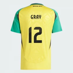 Camisola Futebol Jamaica Gray #12 Copa America 2024 Principal Homem Equipamento