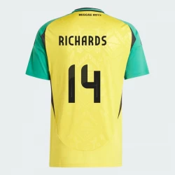 Camisola Futebol Jamaica Richards #14 Copa America 2024 Principal Homem Equipamento