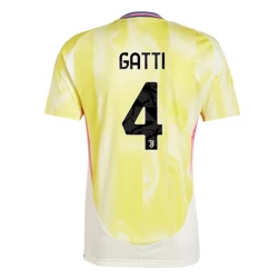 Camisola Futebol Juventus FC 2024-25 Gatti #4 Alternativa Equipamento Homem