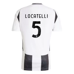 Camisola Futebol Juventus FC Locatelli #5 2024-25 Principal Equipamento Homem