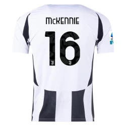 Camisola Futebol Juventus FC Mckennie #16 2024-25 Principal Equipamento Homem