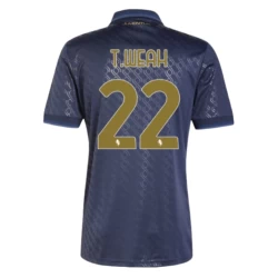 Camisola Futebol Juventus FC T.Weah #22 2024-25 Terceiro Equipamento Homem