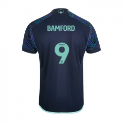 Camisola Futebol Leeds United 2023-24 Bamford #9 Alternativa Equipamento Homem