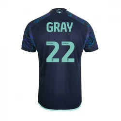 Camisola Futebol Leeds United 2023-24 Gray #22 Alternativa Equipamento Homem