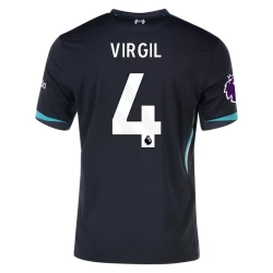 Camisola Futebol Liverpool FC 2024-25 Virgil van Dijk #4 Alternativa Equipamento Homem