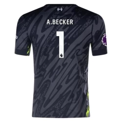 Camisola Futebol Liverpool FC Alisson Becker #1 2024-25 Guarda-Redes Principal Equipamento Homem